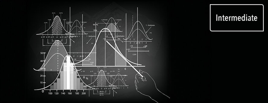 Chalkboard with chalk hand pointing Standard Deviation Diagrams