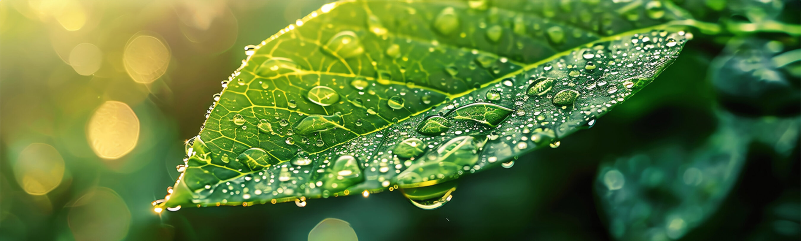 Closeup shot of a leaf undergoing photosynthesis Detailed view of chloroplasts and oxygen bubbles 