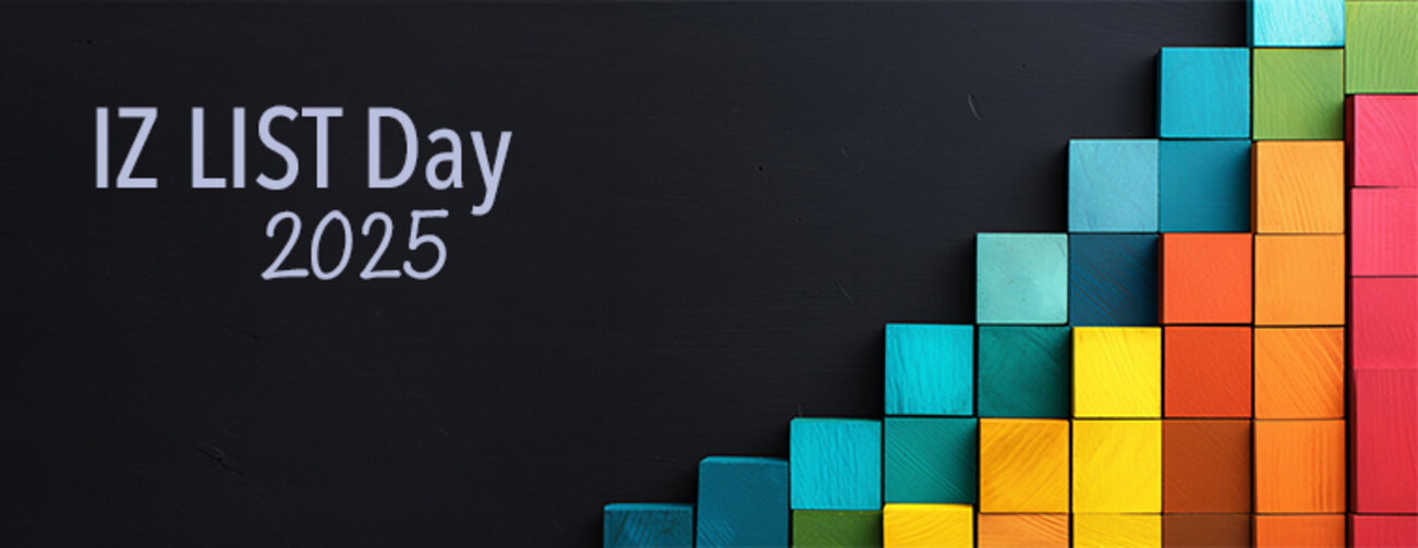 Colorful wooden blocks stacked in a pattern against a dark background creating a playful and structured